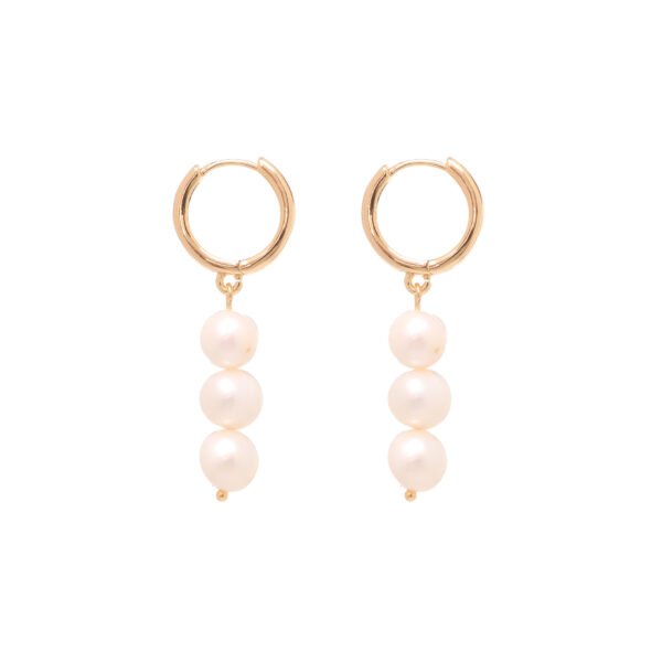 ARETE TRES PERLAS REDONDAS