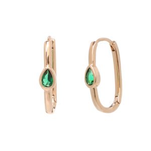 ARETE GOTA CRISTAL VERDE