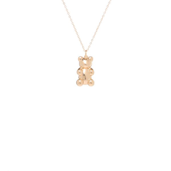 COLLAR TEDDY BEAR LISO GOLD - Image 2