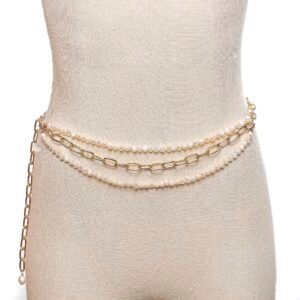 CINTURÓN Y COLLAR CHAIN AND PEARLS