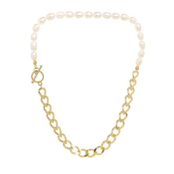 COLLAR CHUNKY PEARL CHAIN