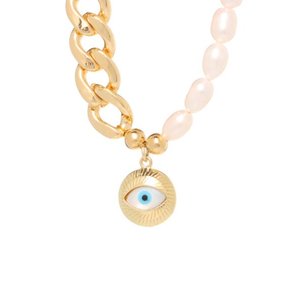 COLLAR OJO MÍSTICO CON PERLAS - Image 2