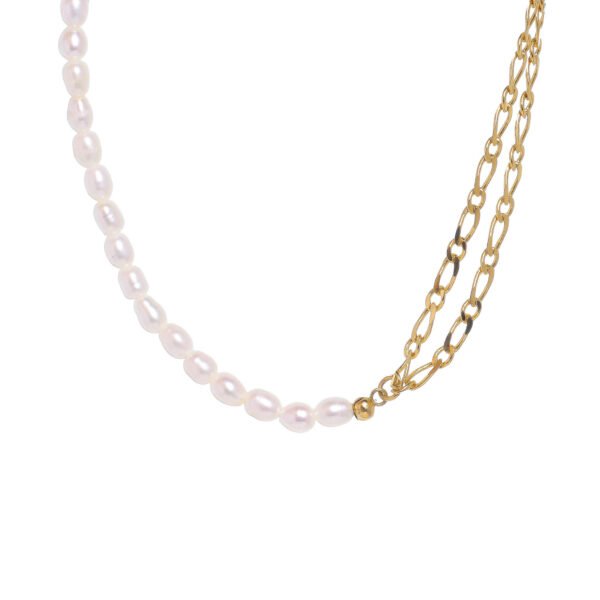 COLLAR ROYAL DOUBLE LINK PEARL
