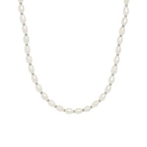 COLLAR ETERNAL PEARL SILVER