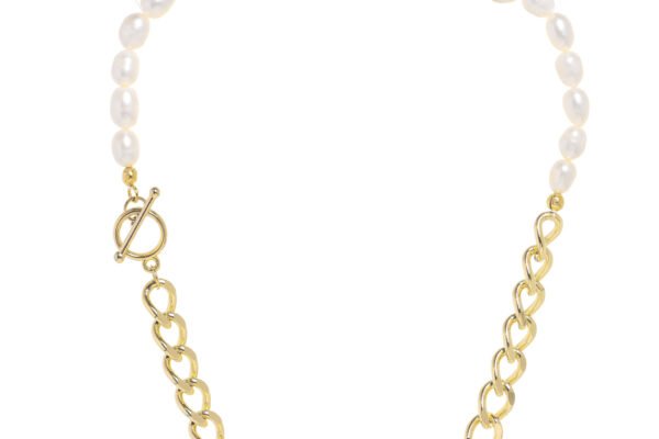 COLLAR CHUNKY PEARL CHAIN - Image 3