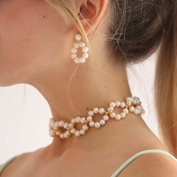 PEARL CIRCLES CHOKER - Image 4