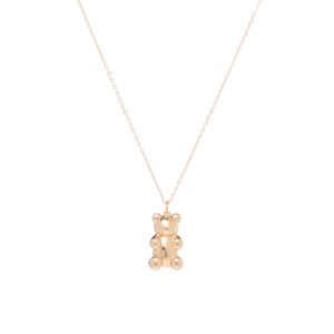 COLLAR TEDDY BEAR LISO GOLD
