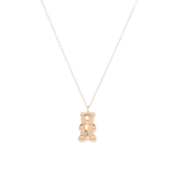 COLLAR TEDDY BEAR LISO GOLD