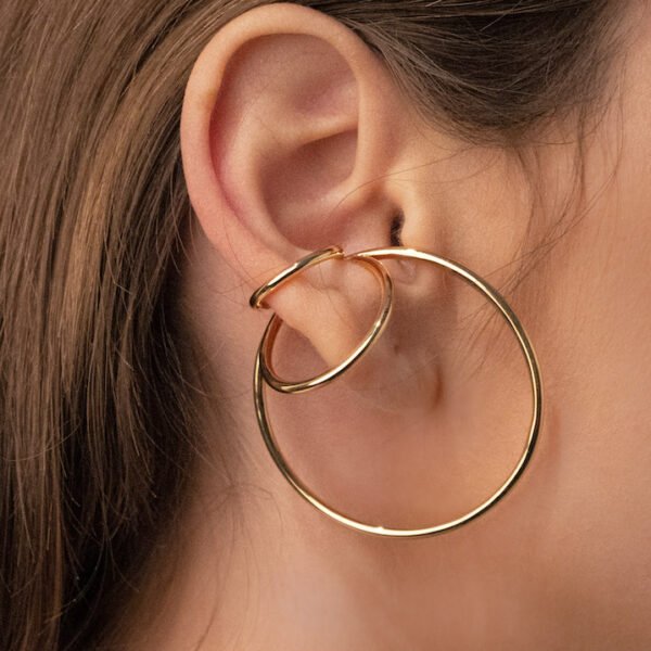 EARCUFF BIG TRIPLE GOLD - Image 2